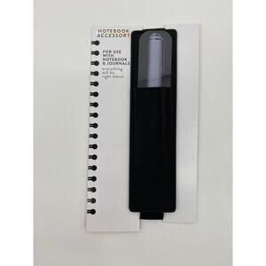 Notebook Accessory Pen Holder for use with Notebooks & Journals NEW Black